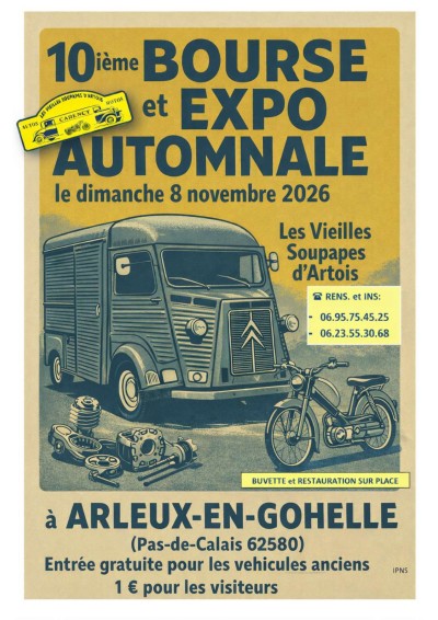 10e Bourse-Expo tous véhicules de + de 30 ans