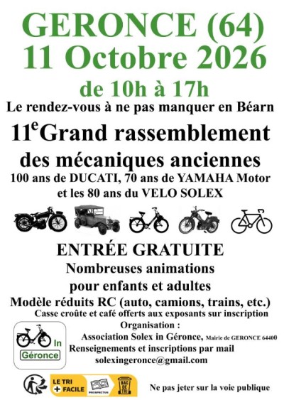 11e édition de Solex In Géronce