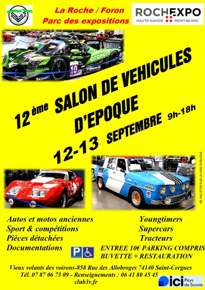 12e Salon des Véhicules d’Epoque