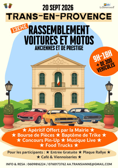 13e Rassemblement de Voitures et Motos Anciennes et de Prestige