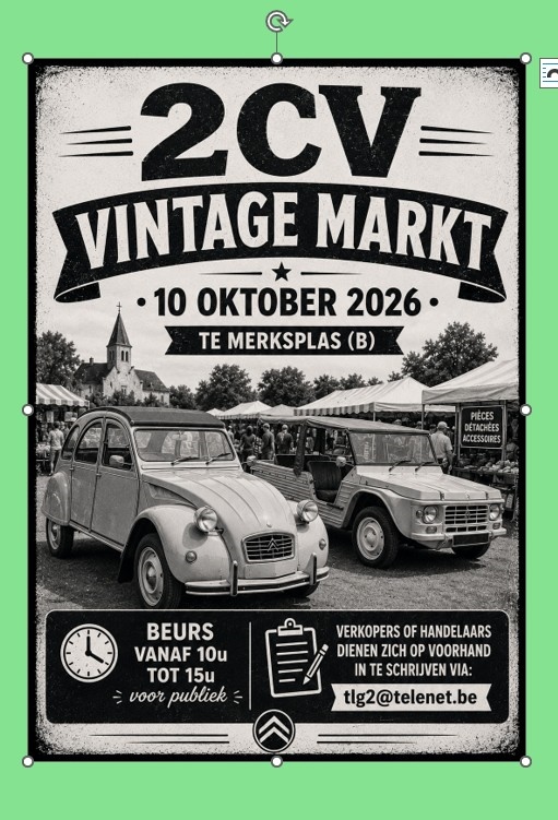 2CV Vintage onderdelen beurs