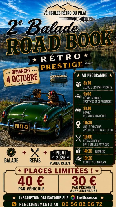 2e Balade Road-book – Rétro Prestige🏎️🔥