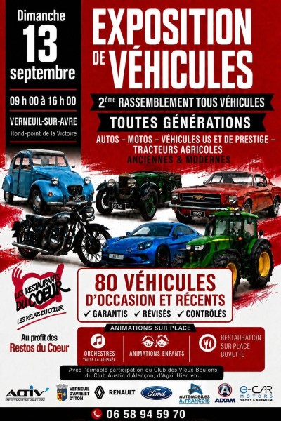 2e rassemblement de véhicules toutes générations