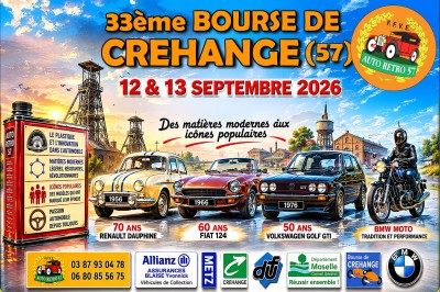 33e Bourse et rencontre voitures de collection