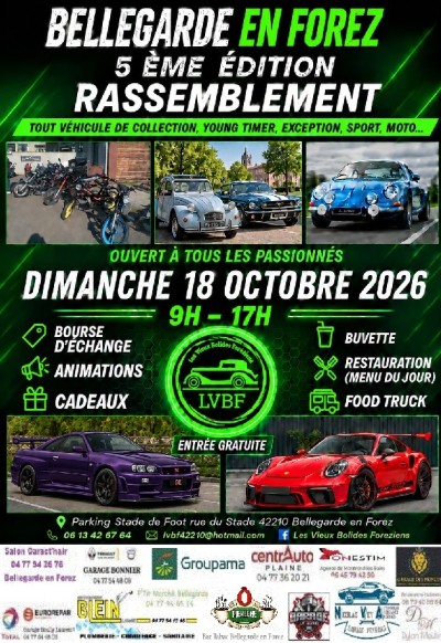 5e Rencontre Annuelle "Les Vieux Bolides Foréziens"