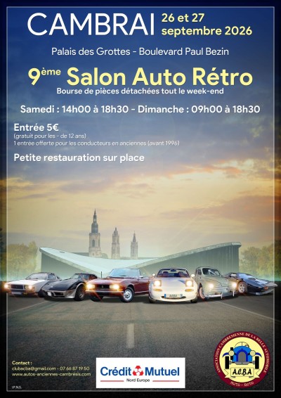 9e Salon Auto Rétro