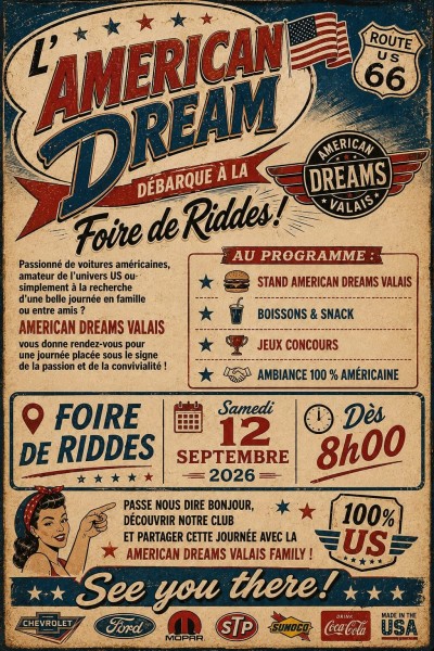 American Dreams Valais – Foire de Riddes