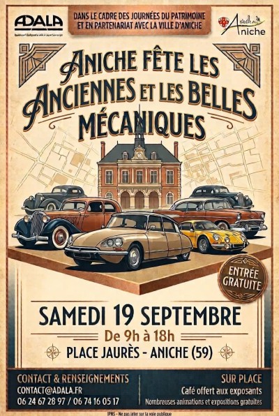 Aniche fête les anciennes et les belles mécaniques