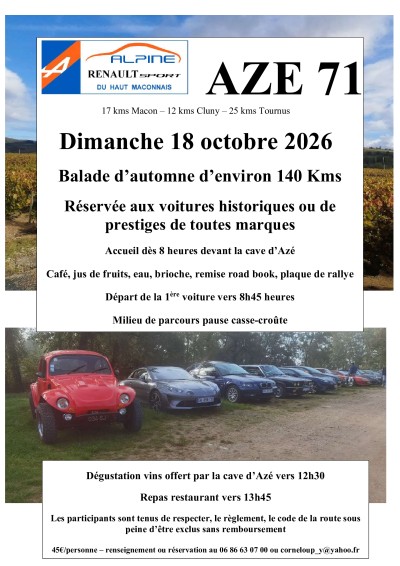 Balade d'automne historique, touristique