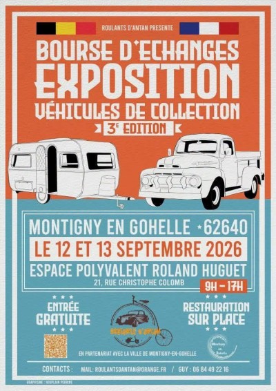 Bourse d'échanges - Exposition véhicules de collection