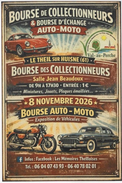 Bourse des collectionneurs & bourse d'échanges auto-moto
