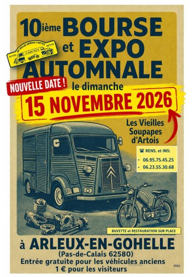 Bourse-Expo tous véhicules anciens