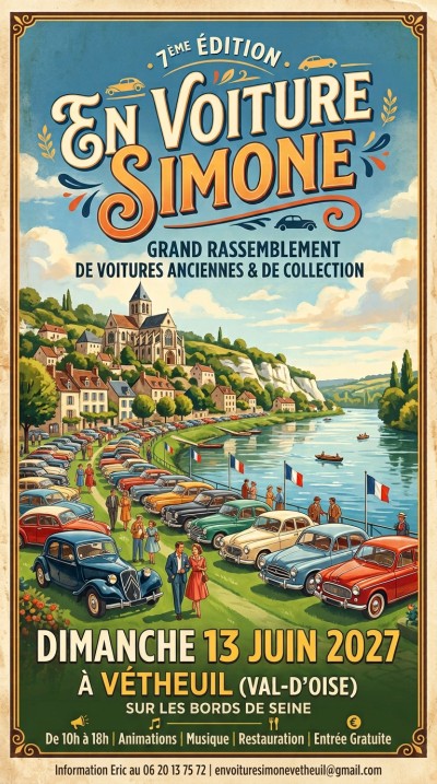 En voiture Simone  Vétheuil 7e édition