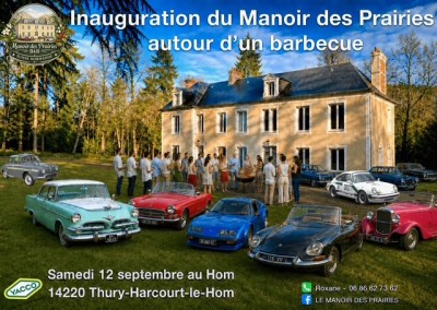 Exposition de véhicules anciens au Manoir des Prairies
