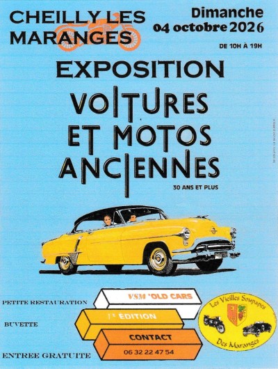 Exposition de véhicules et motos anciennes