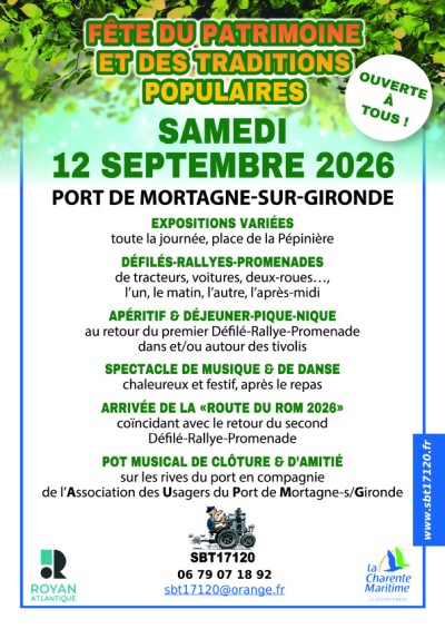 Fête du Patrimoine et des Traditions Populaires et son Défilé-Rallye-Promenade