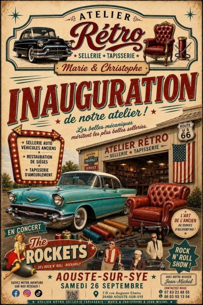 Inauguration de l'Atelier Rétro
