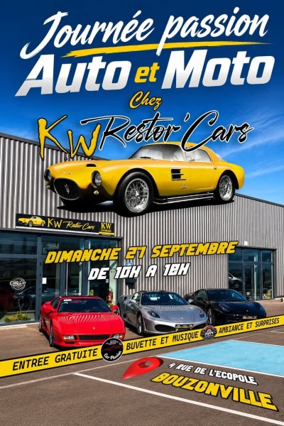 Journée Passion Auto et Moto chez KW Restor’Cars