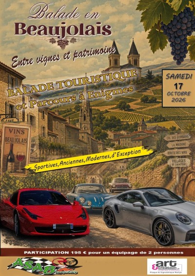 Les 10e Routes du Pays Beaujolais arrivent !