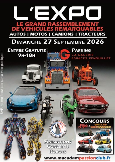 L’Expo, le grand rassemblement de véhicules remarquables