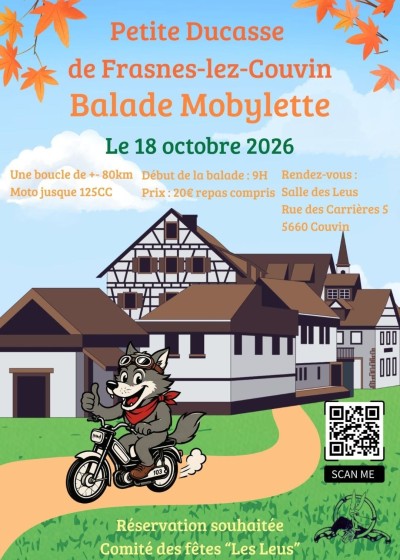 Petite Ducasse de Frasnes-lez-Couvin – Balade mobylette