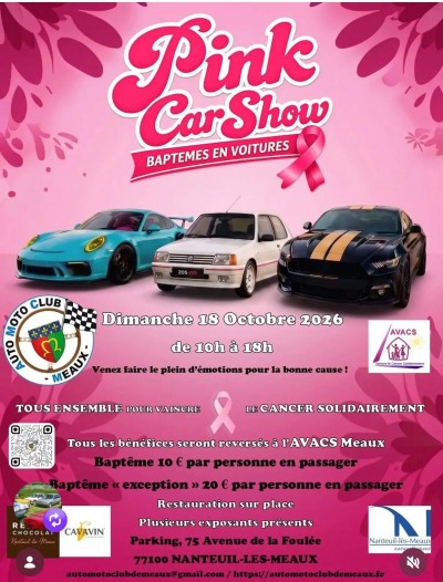 Pink car show