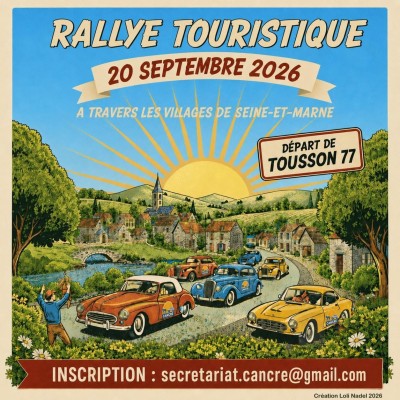 Rallye touristique au roadbook
