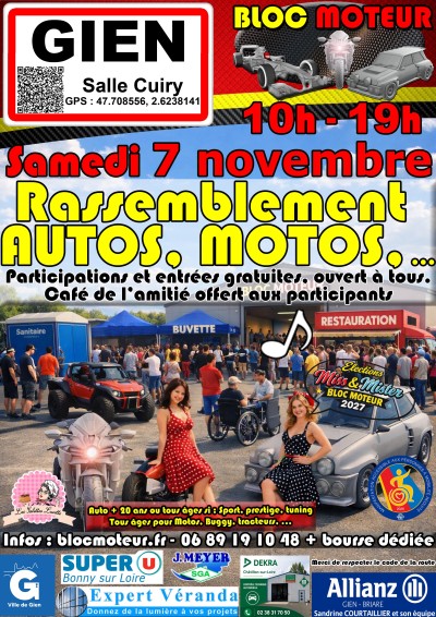 Rassemblement autos, motos, buggys...