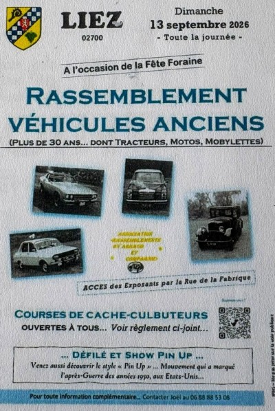 Rassemblement de véhicules anciens