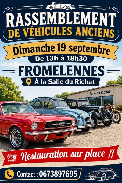 Rassemblement de véhicules anciens
