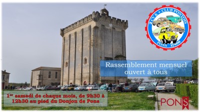 Rassemblement de véhicules anciens autos/motos