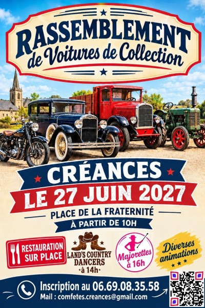 Rassemblement de voitures de collection