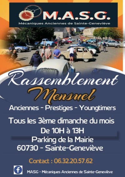 Rassemblement mensuel des Mécaniques Anciennes