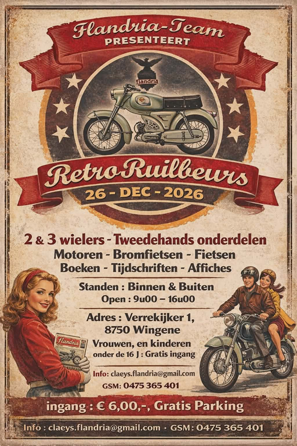 Retro-kerst beurs