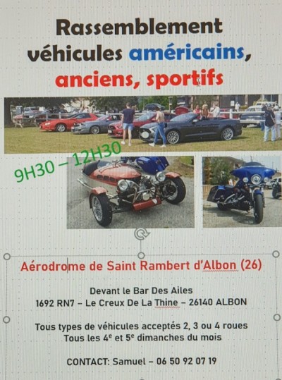 Réunion informelle de véhicules de collection les 5e dimanche