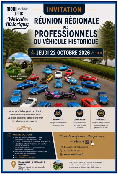 Réunion régionale des professionnels du véhicule historique