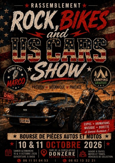 Rock Bikes & US Cars Show