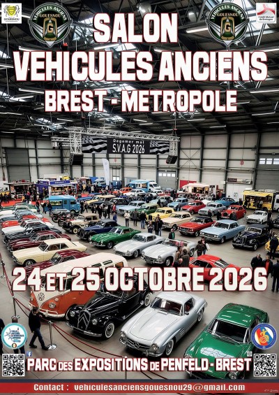 Salon Véhicules Anciens Brest Métropole