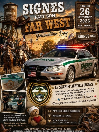 Signes fait son Far West – Yellowstone Day