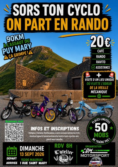 Sors ton cyclo, on part en rando