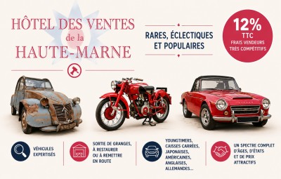 Vente voitures et motos de collection