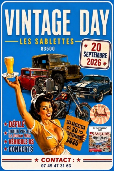 Vintage Day - Rassemblement voitures US