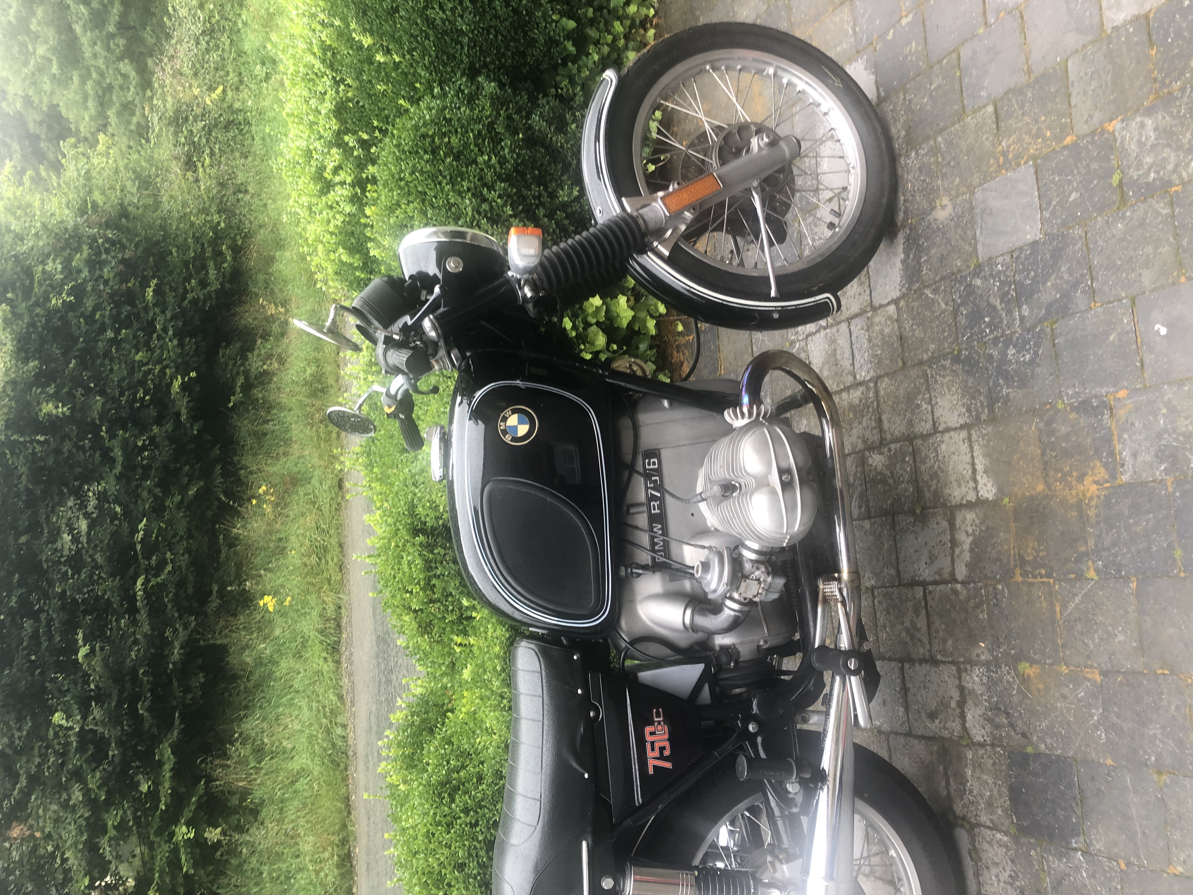 1975 BMW R 75/6 – Original, Well-Maintained Classic in Black with 63,000 km