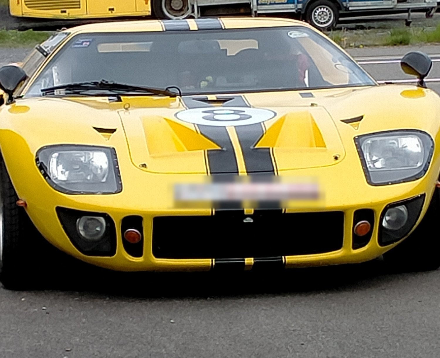 Replica Ford GT40 del 1982 – Gialla, V8 Rover da 3,9 Litri Rifatto, Targa O Belga