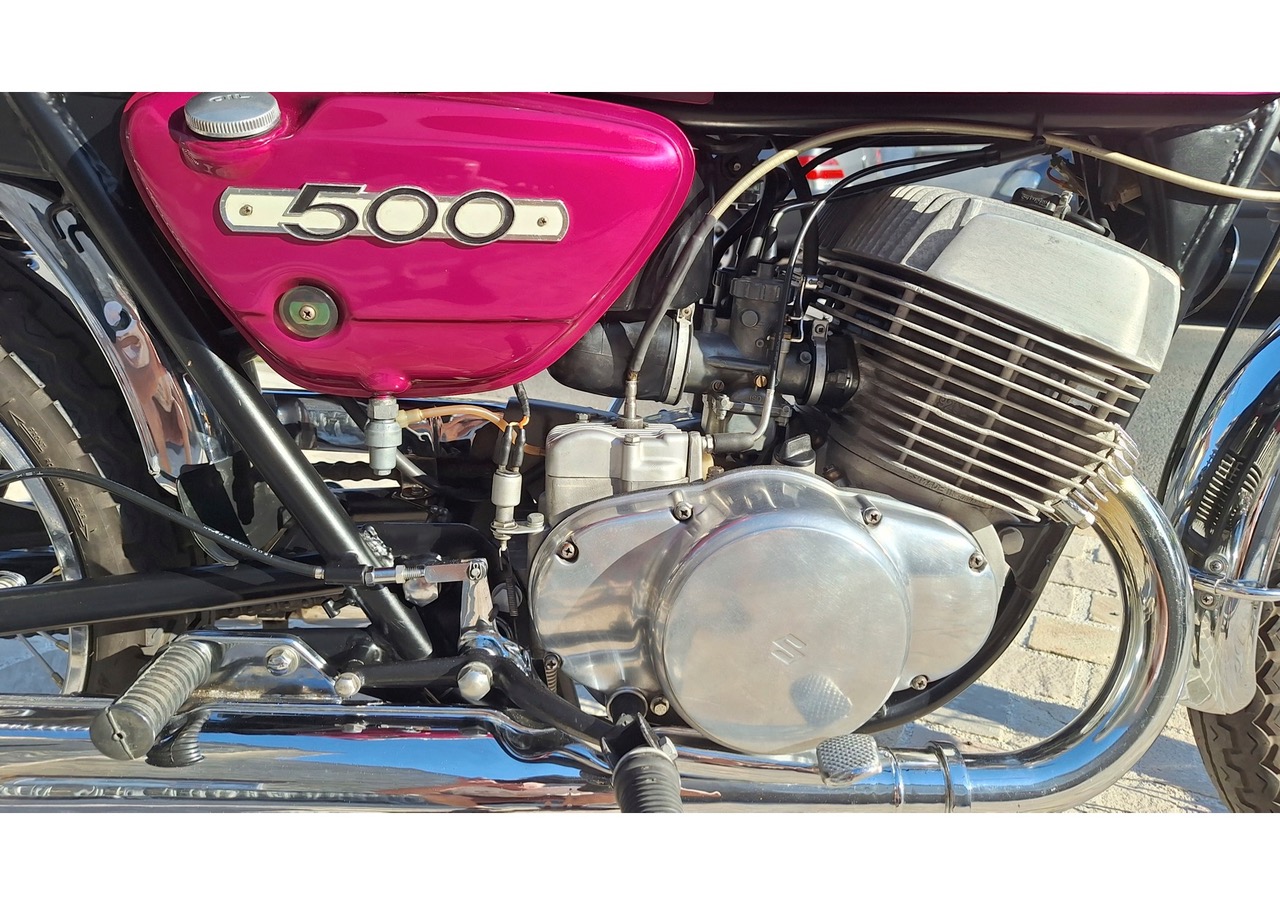1971 Suzuki T500 R – Gerestaureerd, Matching Numbers, Volledig Dossier