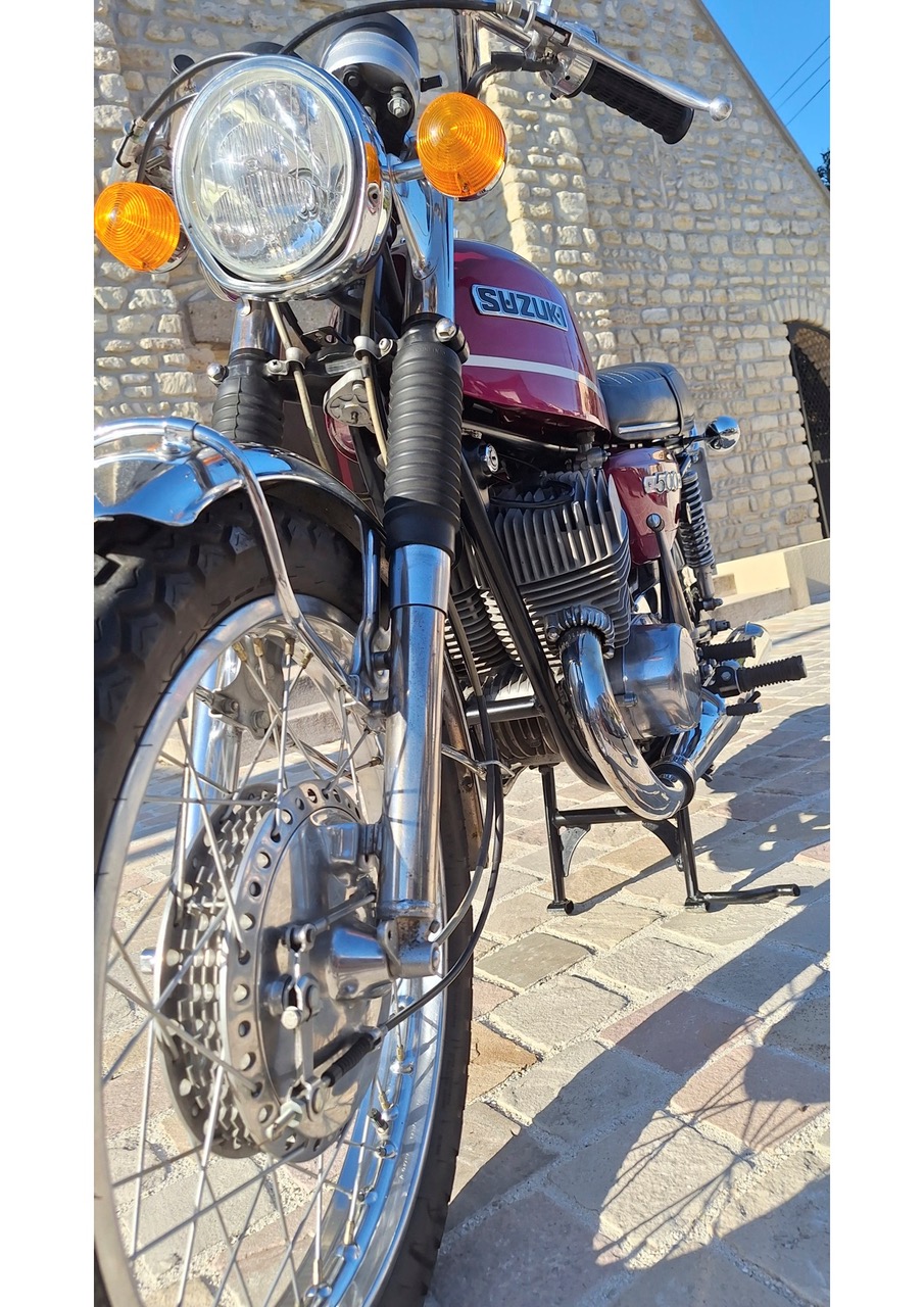 1971 Suzuki T500 R – Gerestaureerd, Matching Numbers, Volledig Dossier