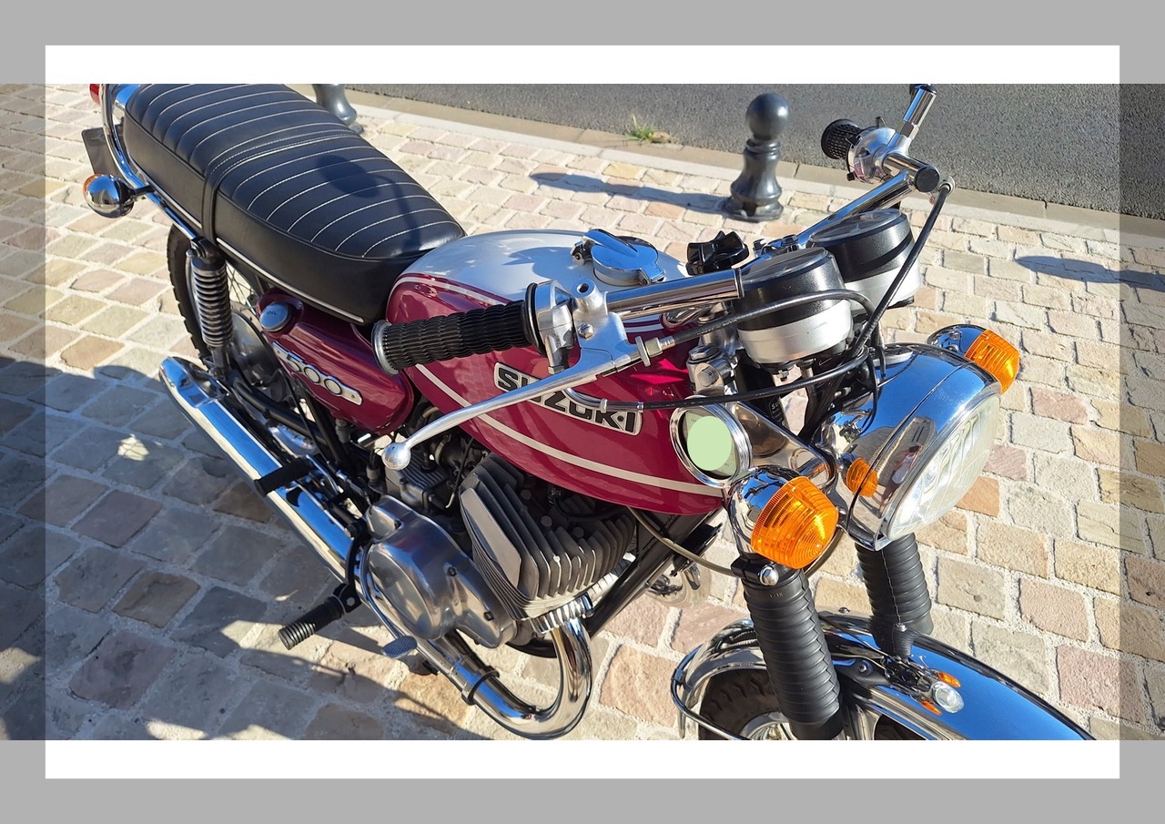 1971 Suzuki T500 R – Gerestaureerd, Matching Numbers, Volledig Dossier