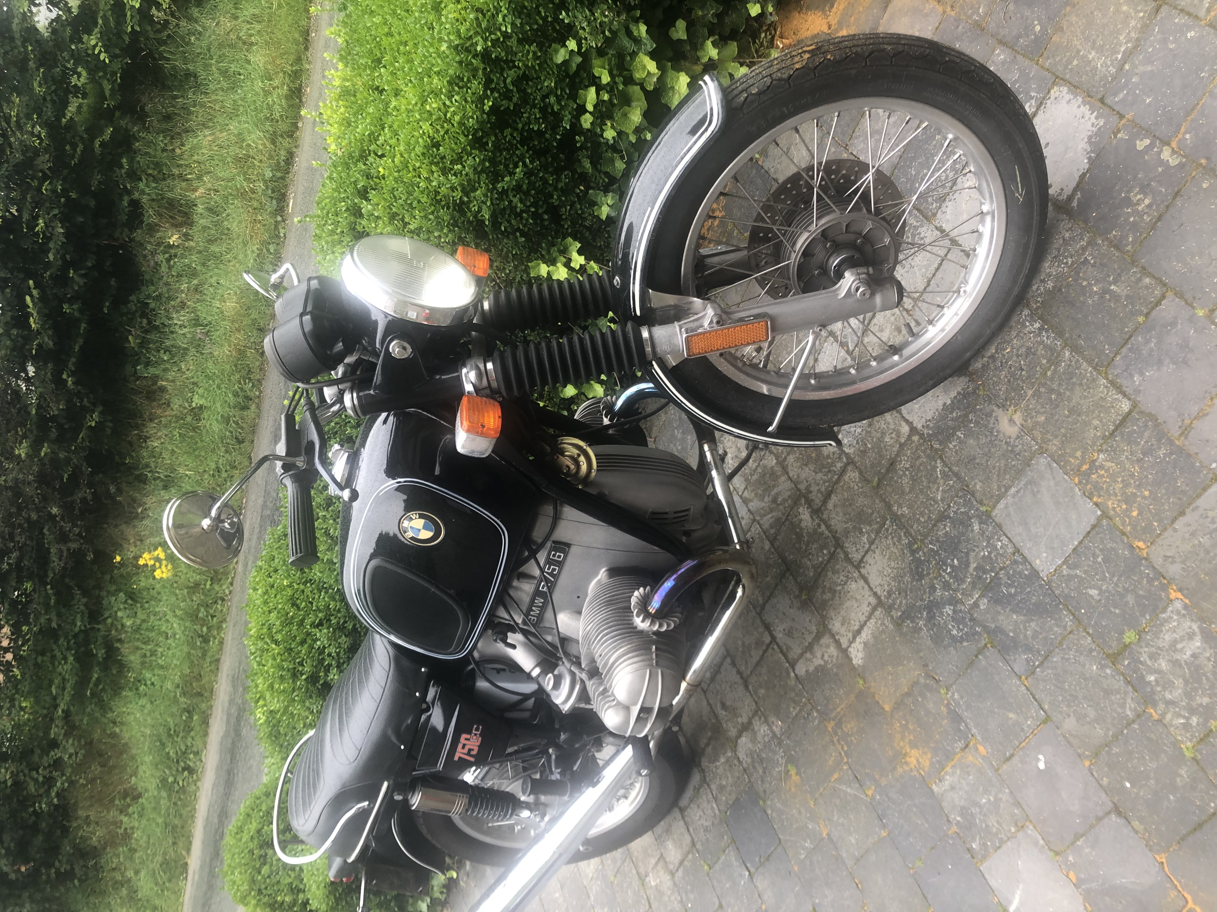 1975 BMW R 75/6 – Original, Well-Maintained Classic in Black with 63,000 km