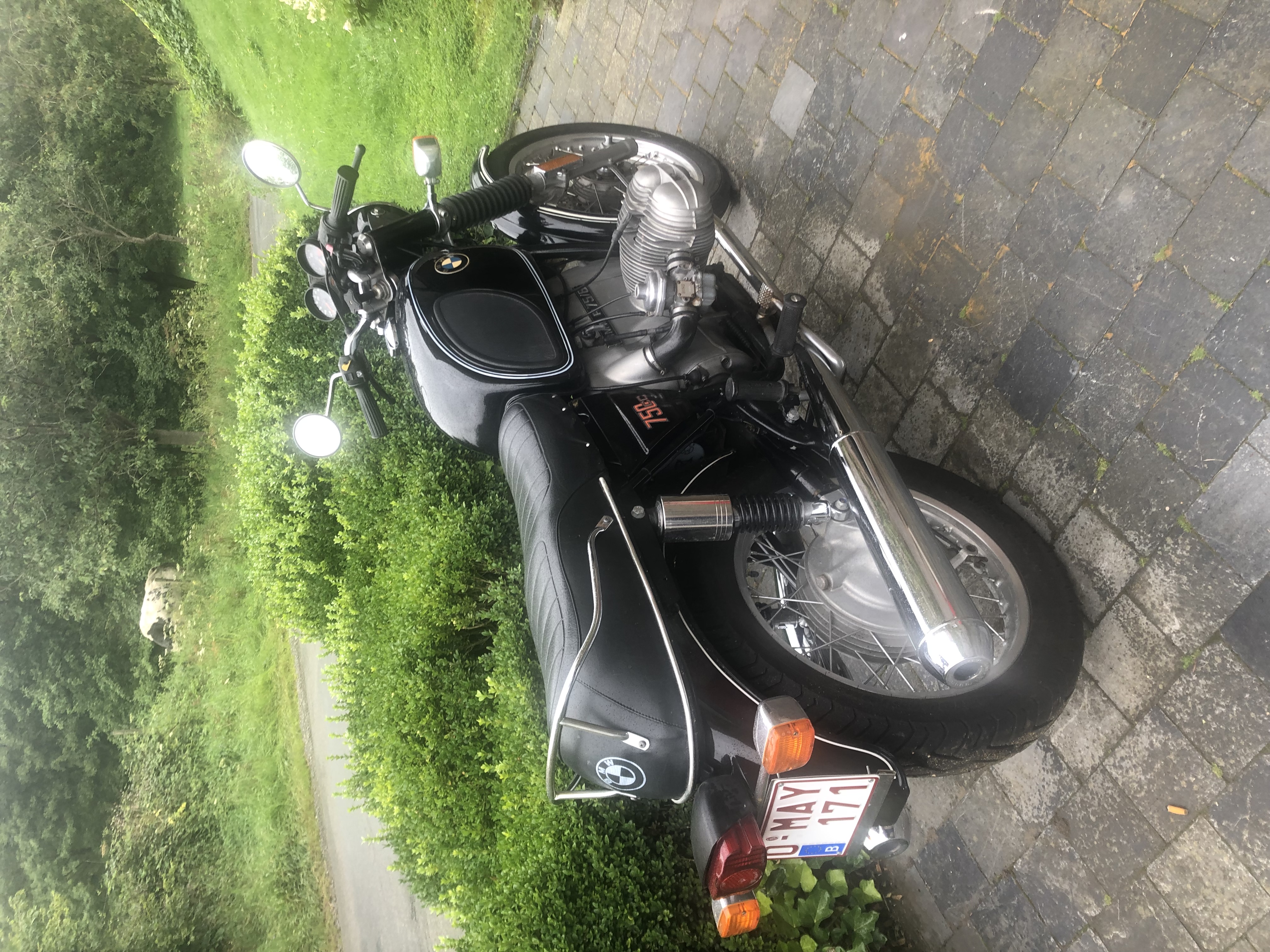 1975 BMW R 75/6 – Original, Well-Maintained Classic in Black with 63,000 km