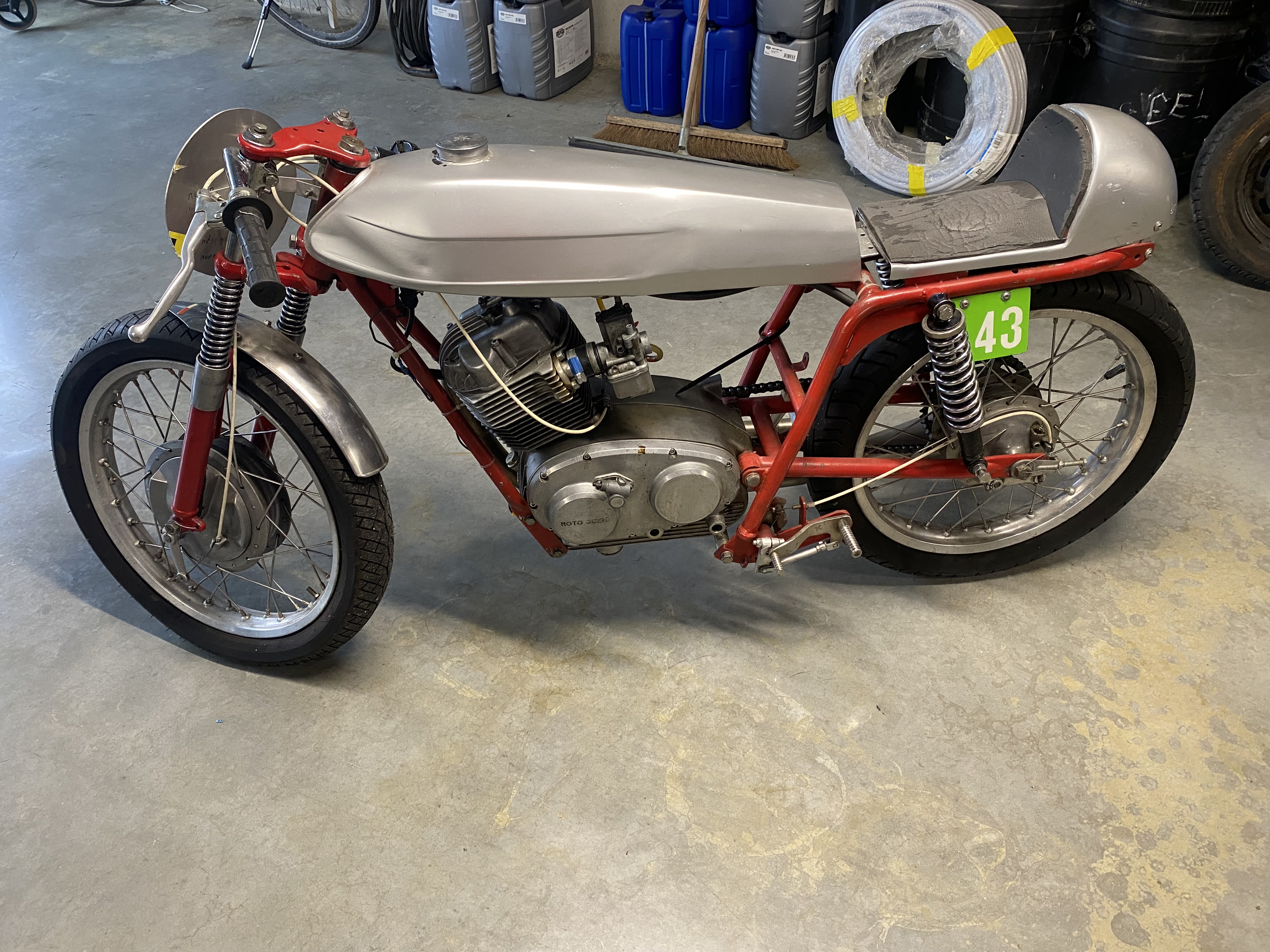 Moto Guzzi Stornello 160cc – Seltener Rennstreckenracer ohne Papiere, mechanisch gesund, muss aber wieder in Gang gebracht werden